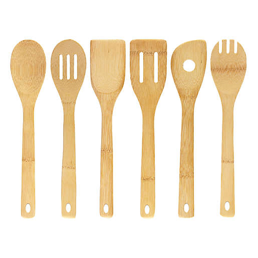 6 Piece Bamboo Utensil State